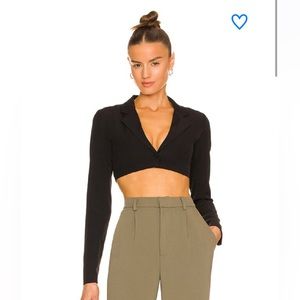 Superdown cropped blazer